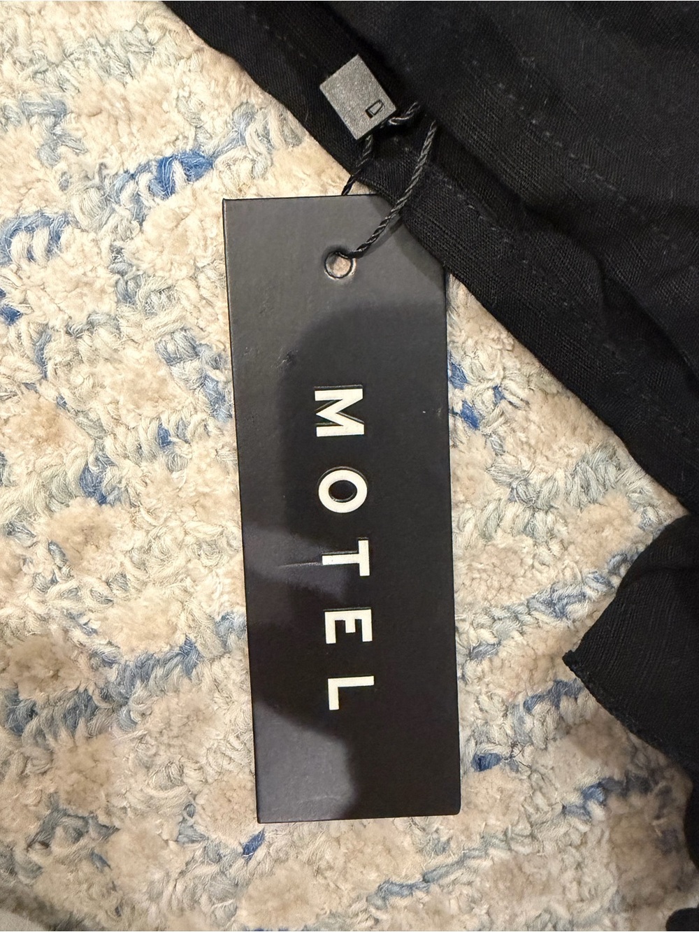 Motel Rocks Black Halter Ruffle Top - Picture 3 of 7